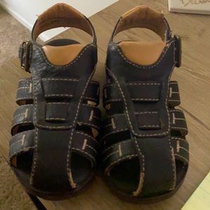 Little boy/infant brown UGG sandals. Size 8